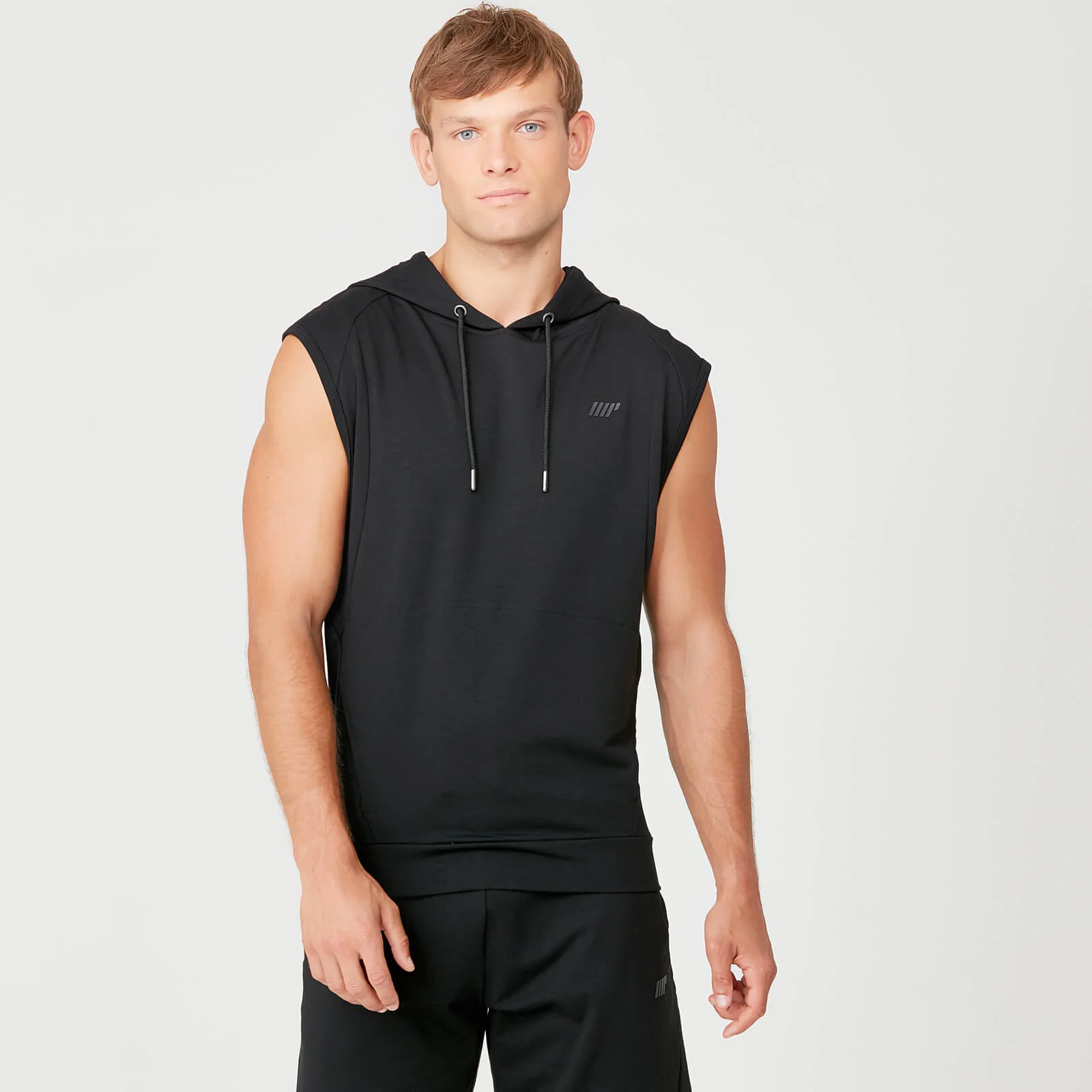MP Men's Form Sleeveless Hoodie - Black - S Image 1