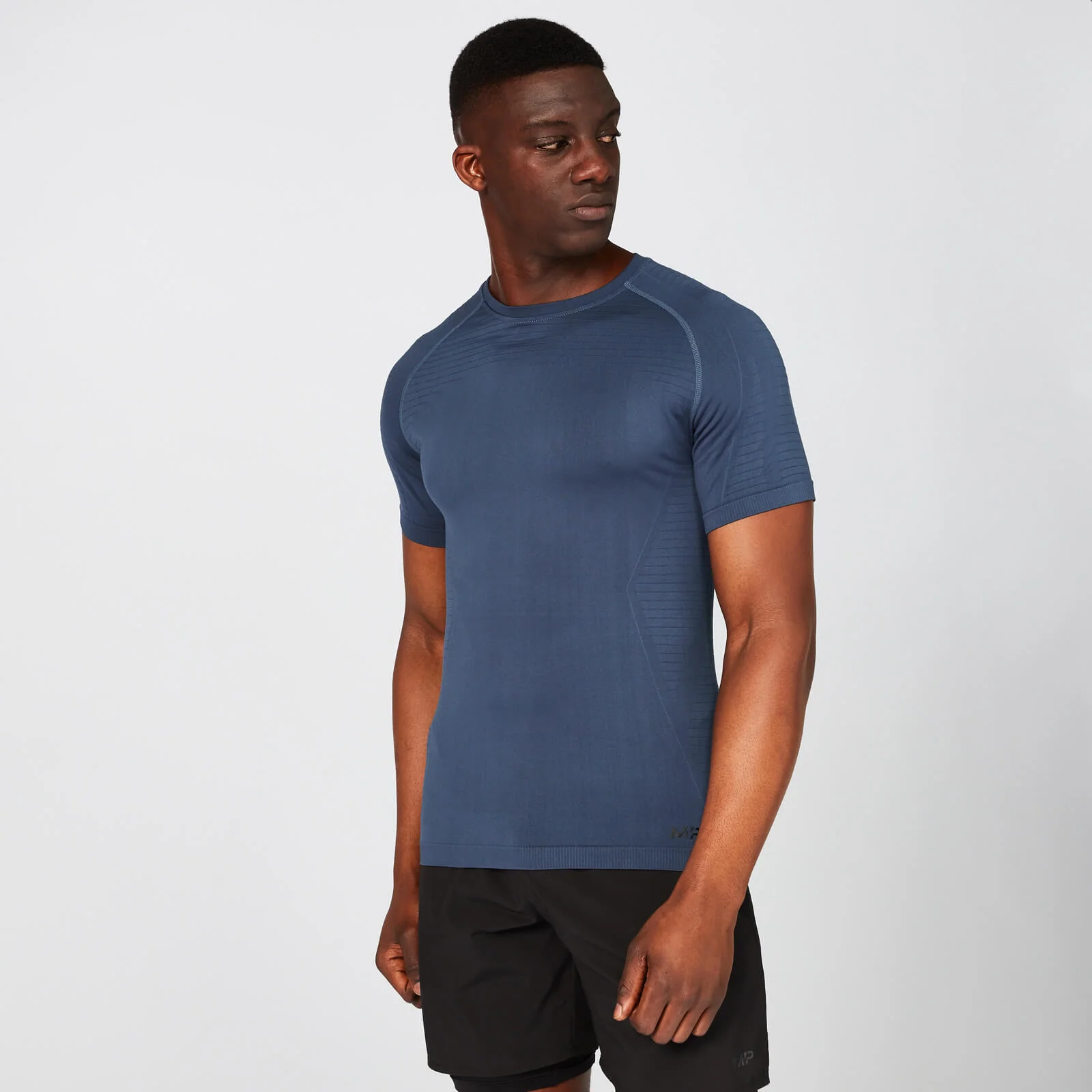 MP Men's Elite Seamless T-Shirt - Indigo - XS Image 1