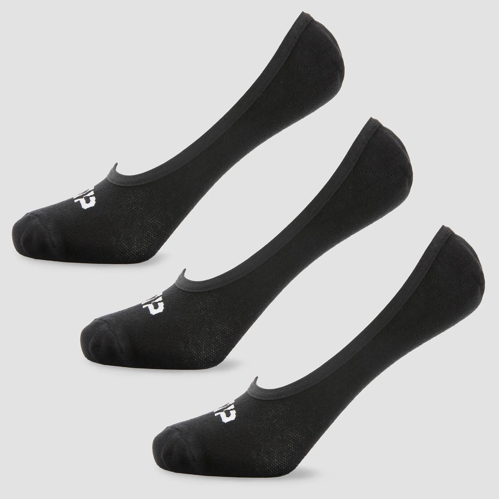 MP Men's Invisible Socks - Black (3 Pack) - UK 6-8 Image 1