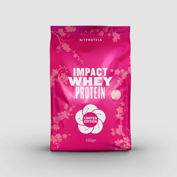 Myprotein Impact Whey Protein, Cherry Blossom Milk Tea, 250g