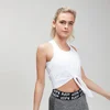 MP Women's Training Tie Front Crop Vest - White