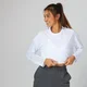 Boxy Long Sleeve Top - White