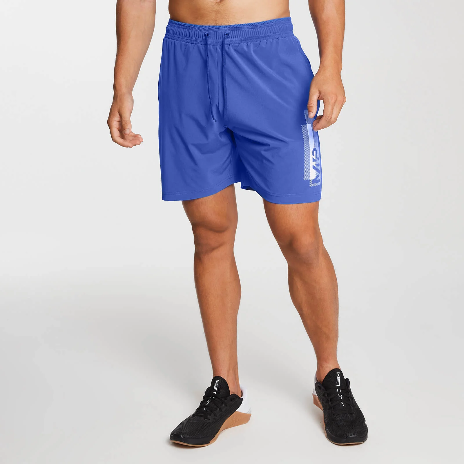 Men's Printed Training Shorts - Cobalt - M Image 1