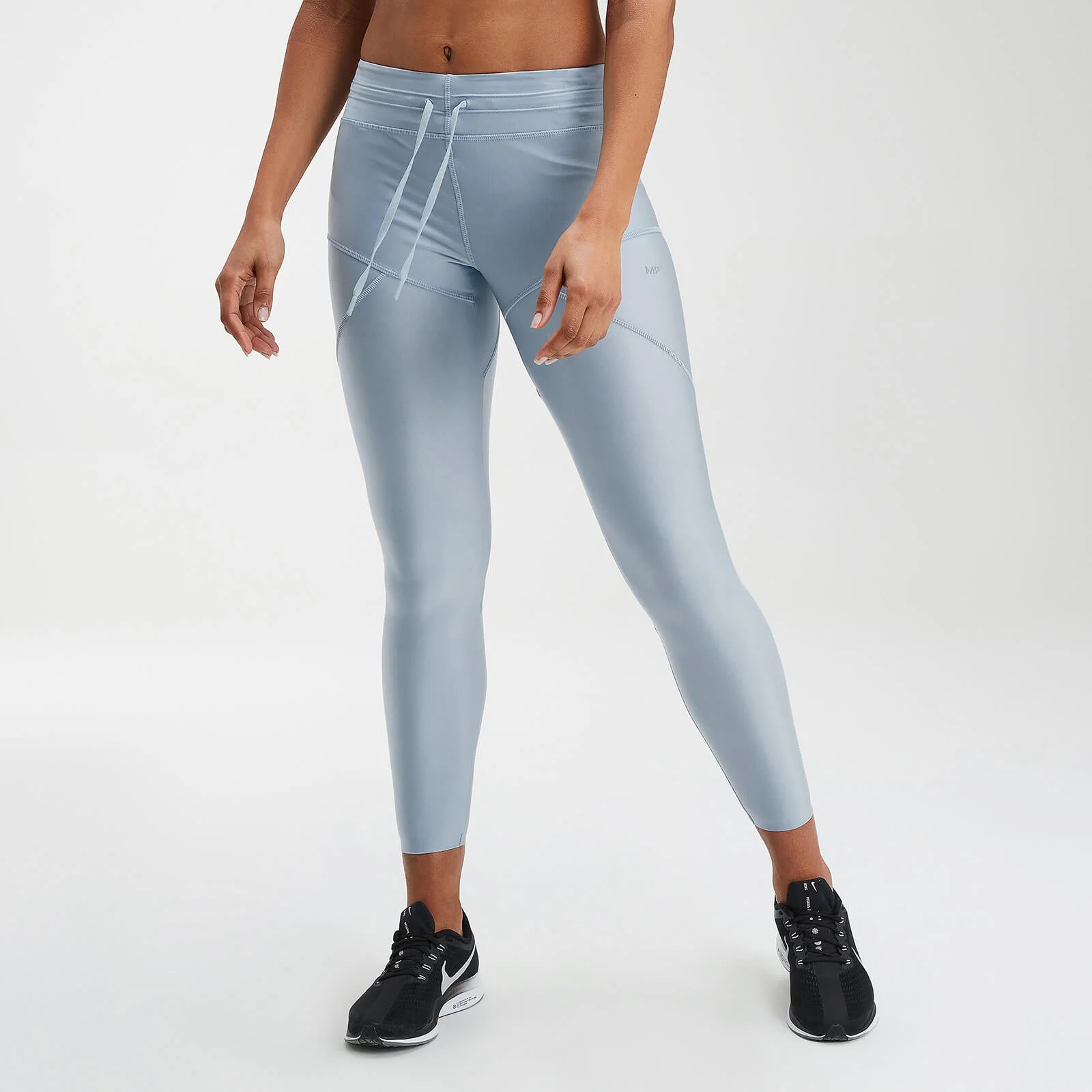 MP Women's Velocity Leggings- Light Blue - XXS Image 1