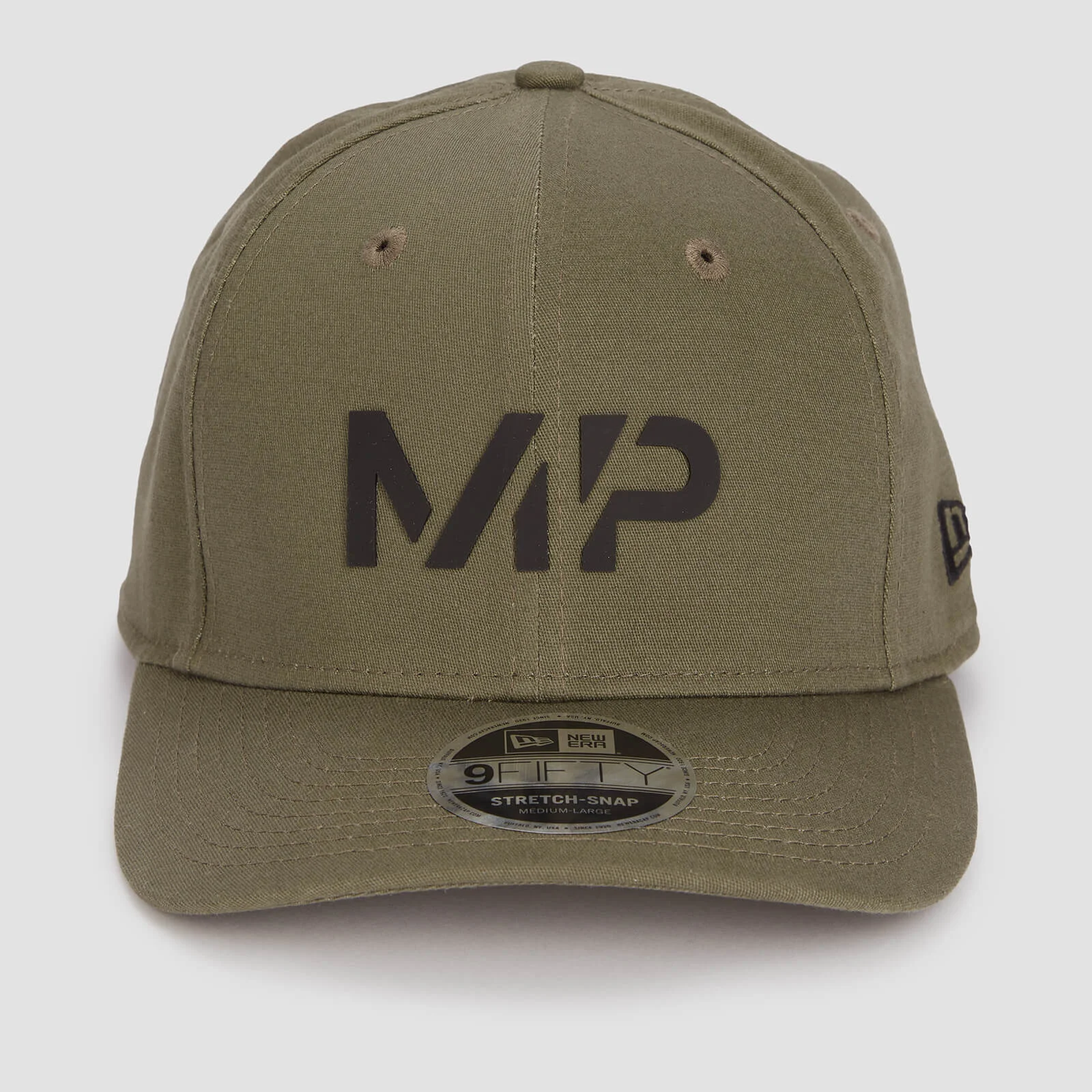 MP New Era 9FIFTY Stretch Snapback - Dark Olive/Black - S-M Image 1