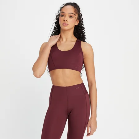 MP Women's Composure Repreve® Sports Bra - Washed Oxblood