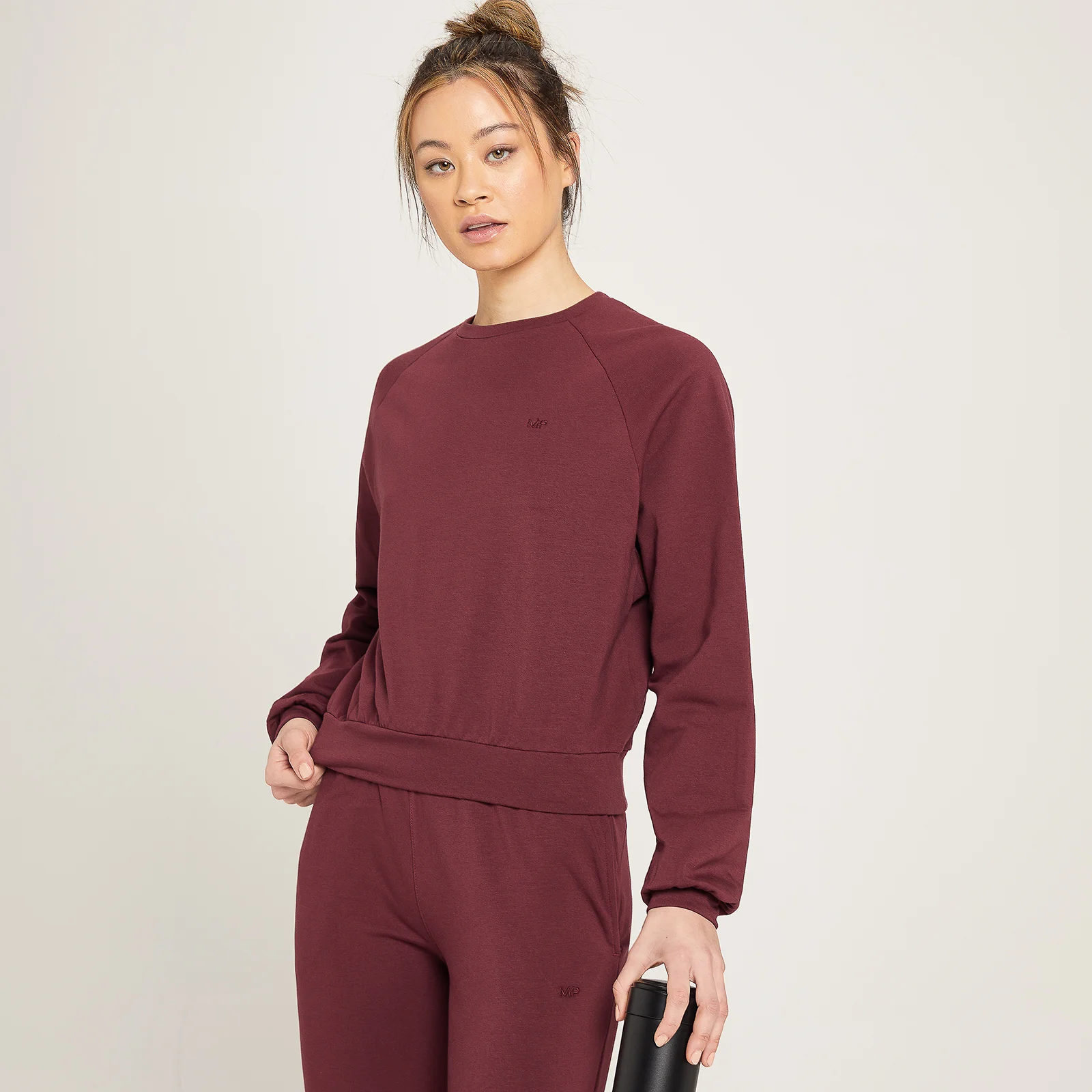 MP Women's Composure Sweatshirt- Washed Oxblood - XXS Image 1