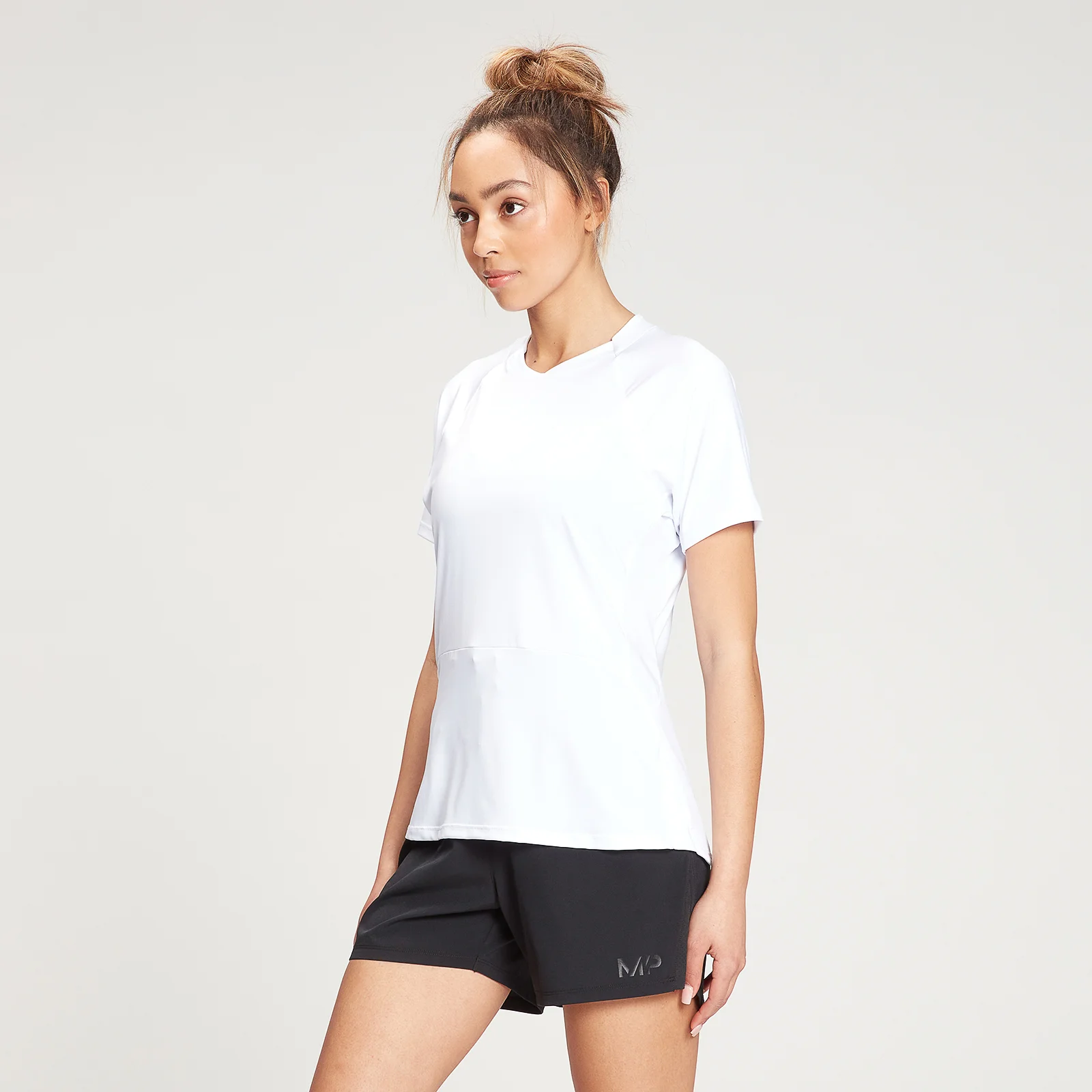 MP Women's Agility Short Sleeve Top - White - XXS Image 1