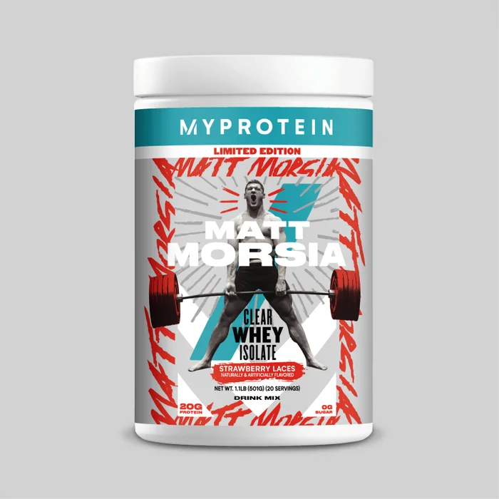 Matt Morsia Limited Edition Clear Whey Isolate