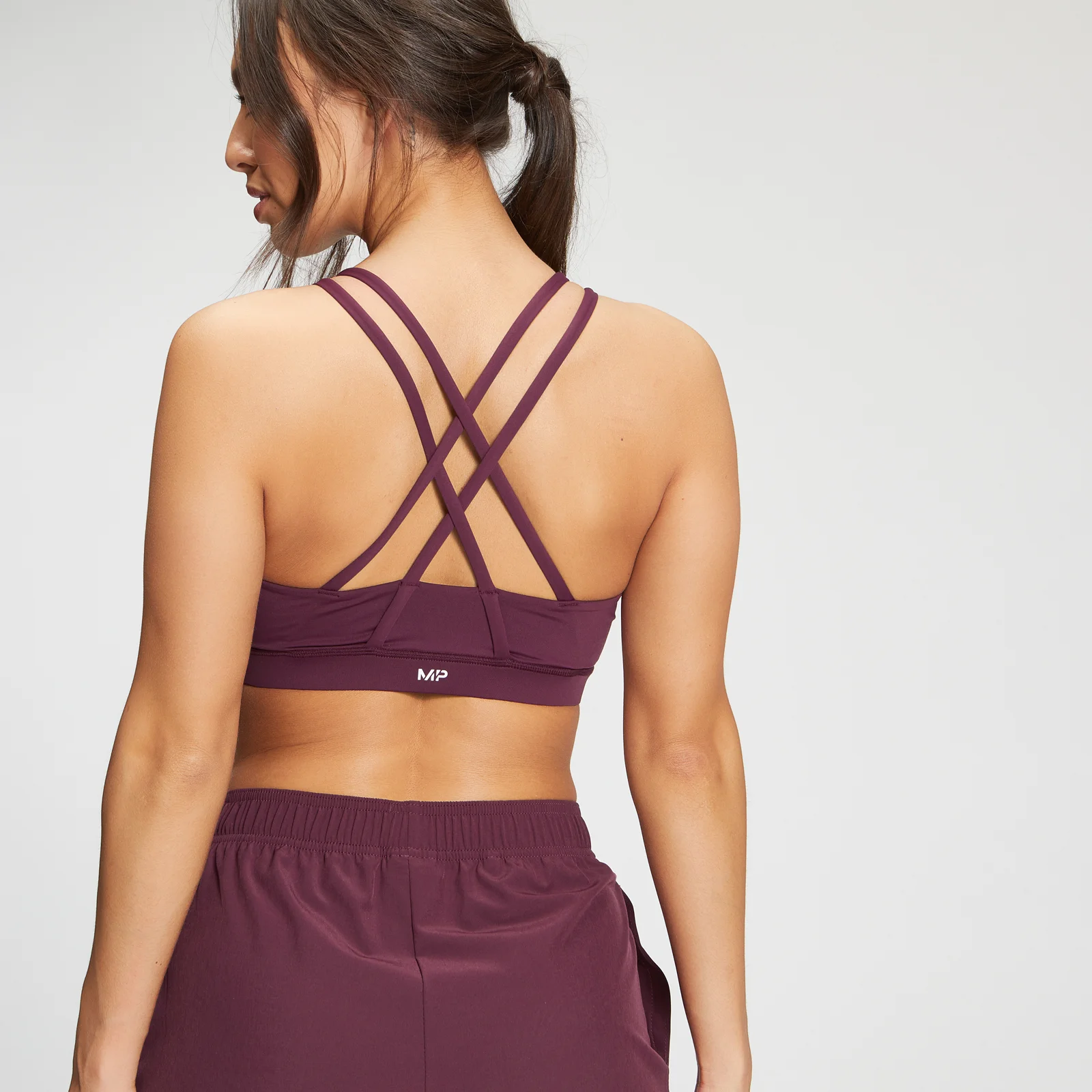 MP Women's Training Sports Bra - Port - XXS Image 1