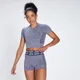 MP Women's Curve Crop Short Sleeve T-Shirt - Galaxy Blue