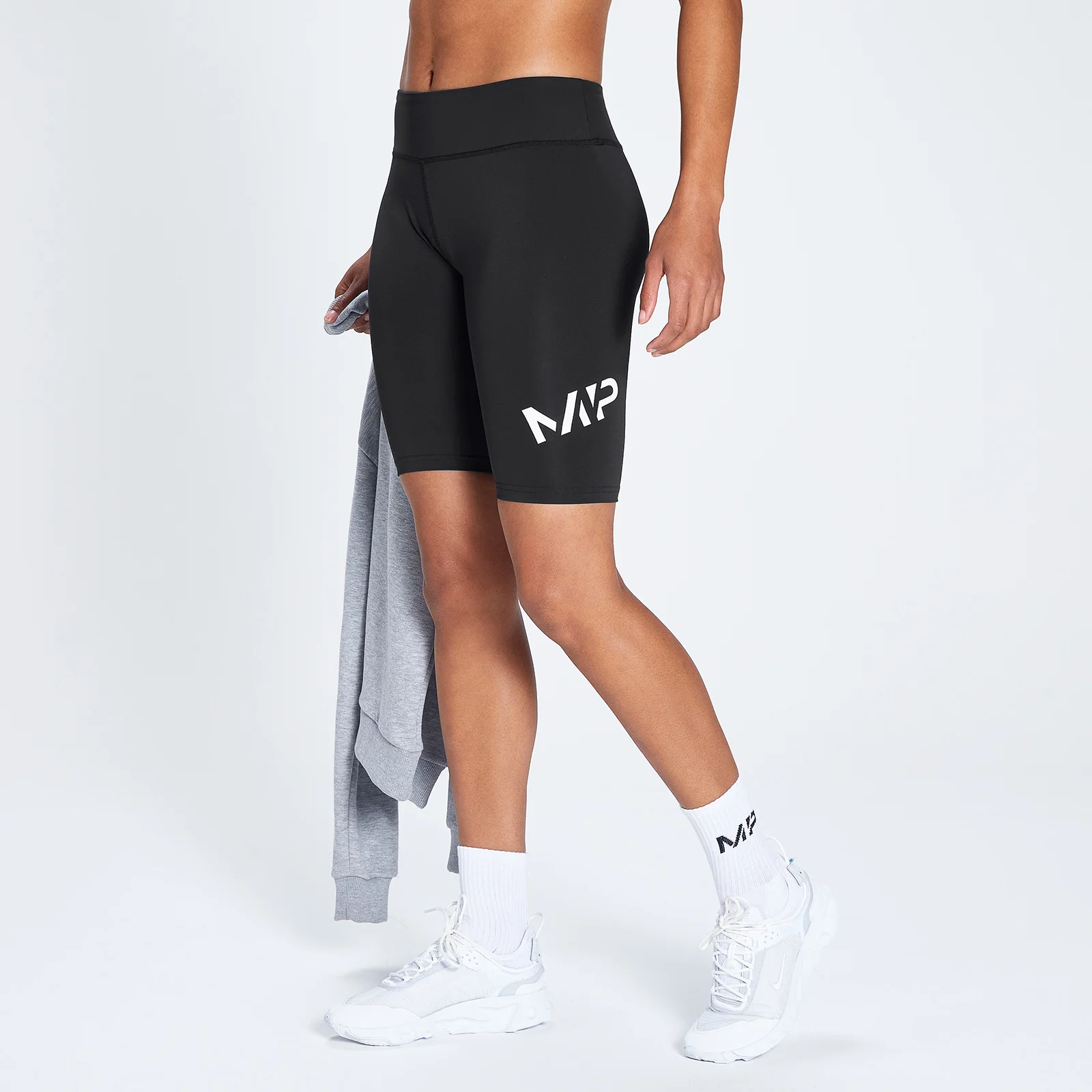MP Women's Training Full Length Cycling Shorts - Black - XXS Image 1