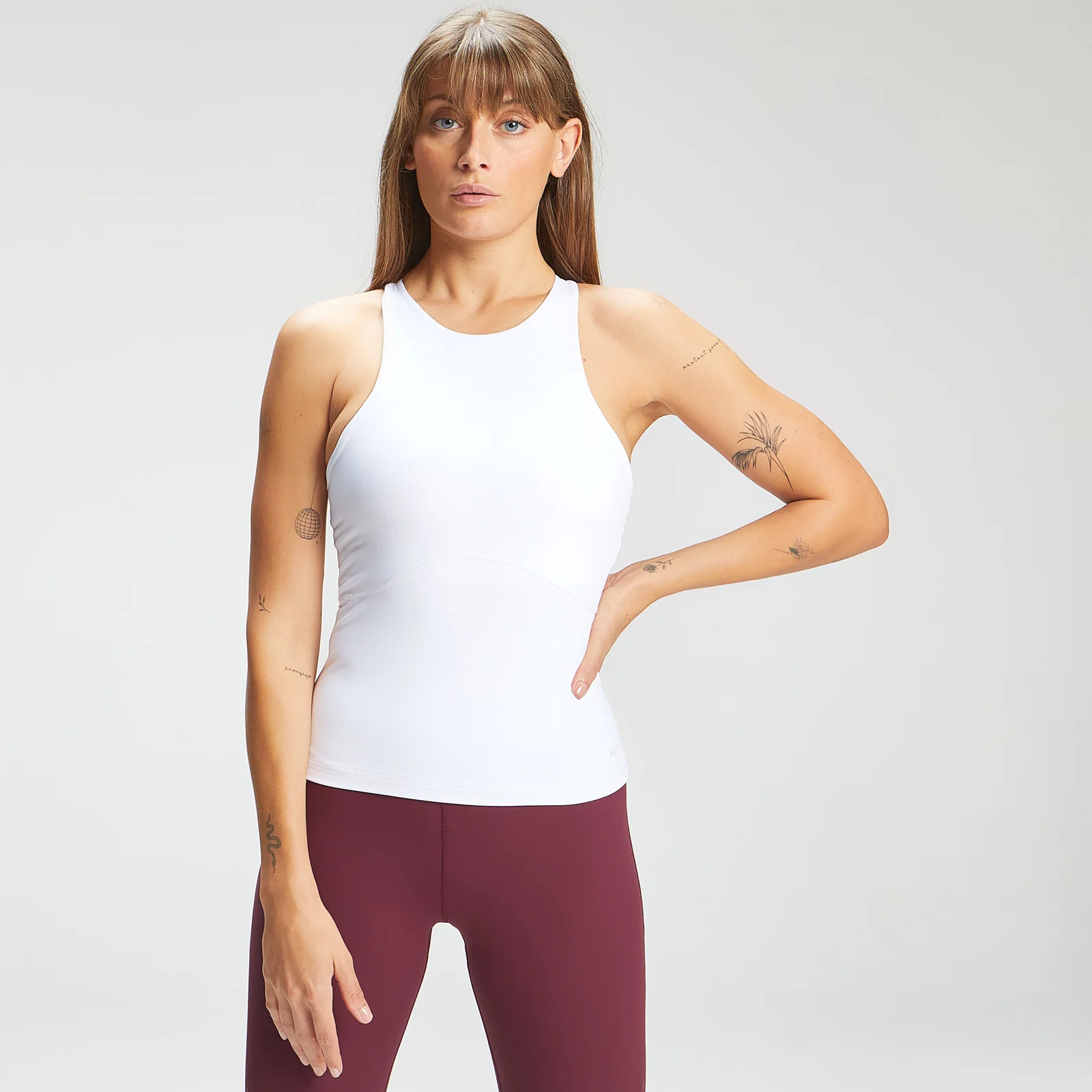MP Women's Power Ultra Fitted Vest - White - XXS Image 1