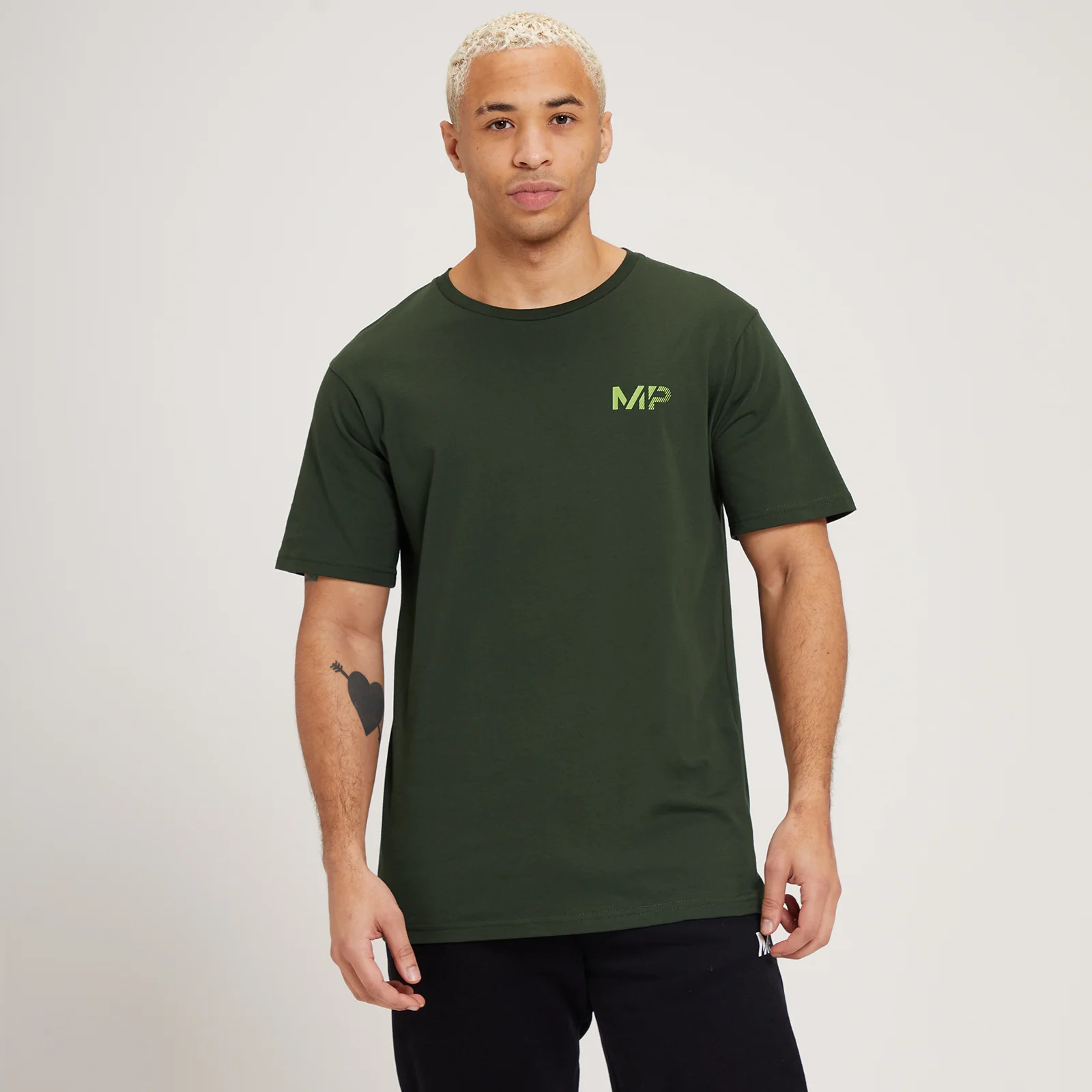 MP Men's Fade Graphic Short Sleeve T-Shirt - Dark Green - XXS Image 1