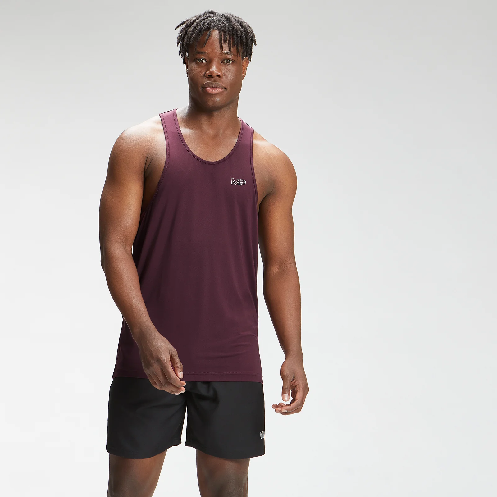 Port Stringer MP Men's Repeat Mark Graphic Training Stringer | Port | MP MYPROTEIN™