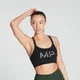 MP Women's Gradient Line Graphic Sports Bra - Black