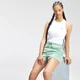MP Women's Rest Day Cropped Rib Vest - White