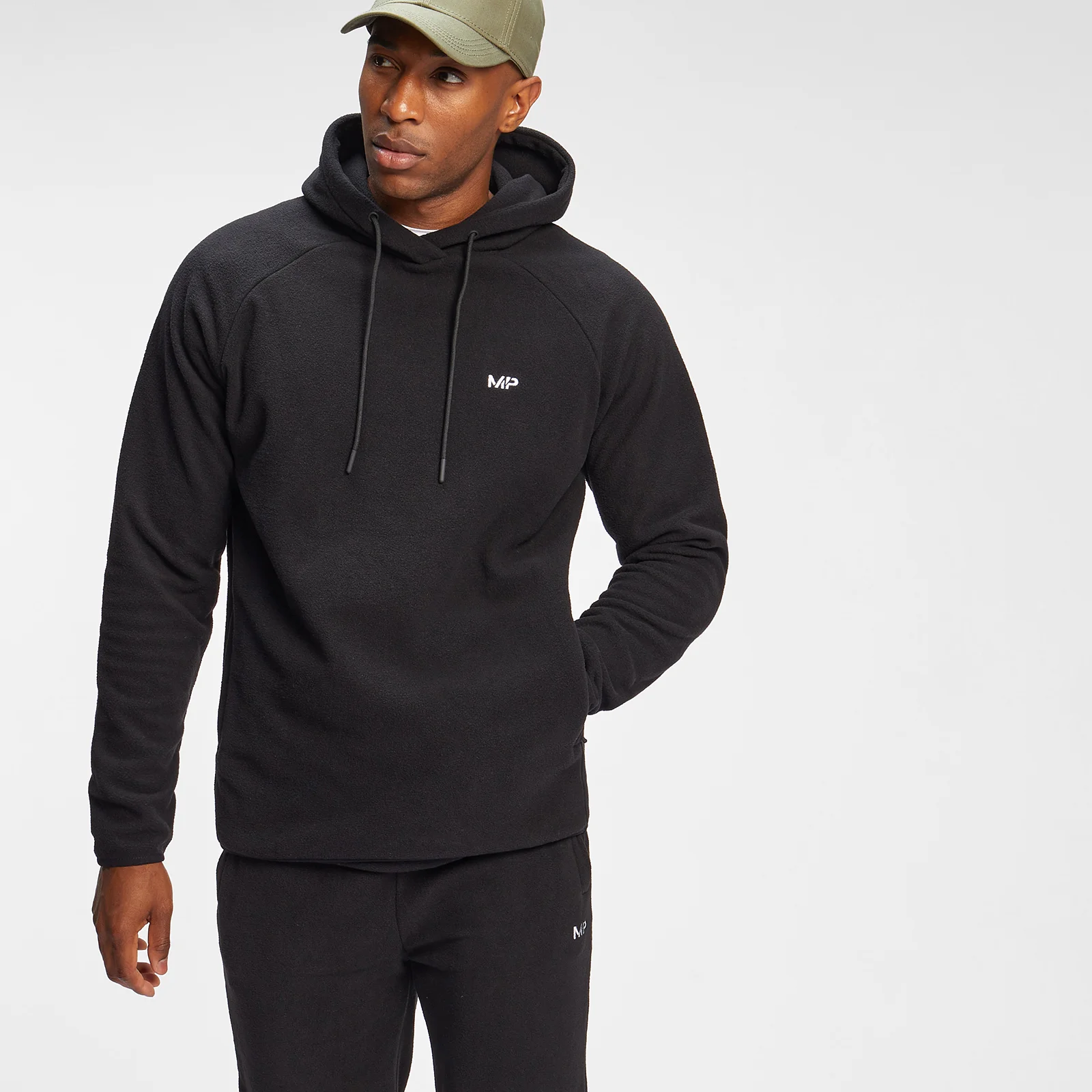 MP Men's Rest Day Fleece Pullover - Black - XXS Image 1