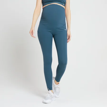 MP Women's Power Maternity Leggings - Dust Blue