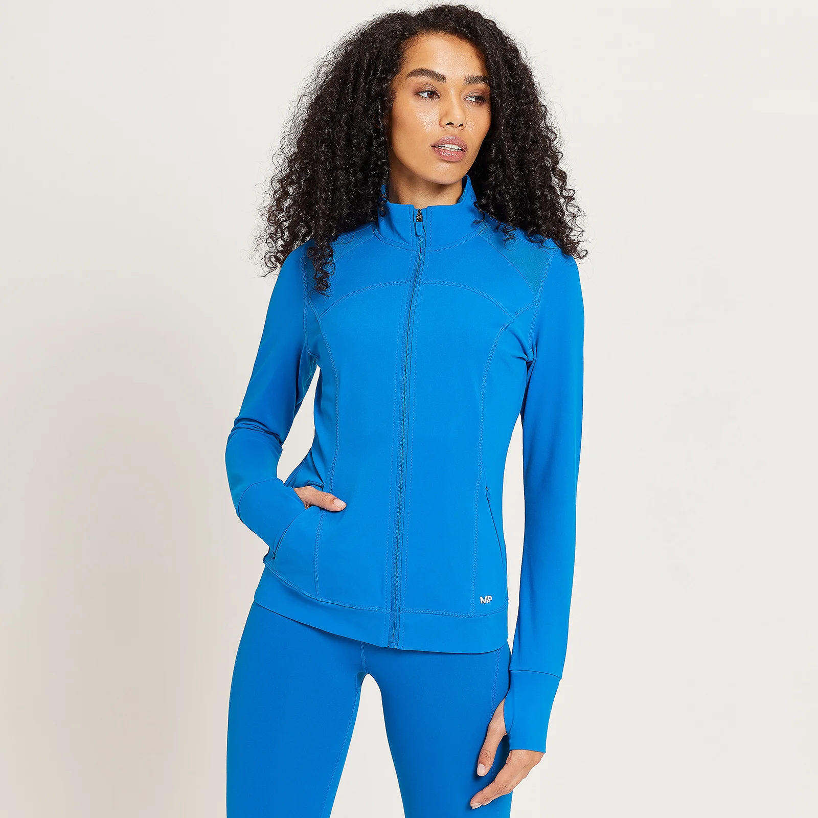 MP Women's Power Regular Fit Jacket - True Blue - XS Image 1