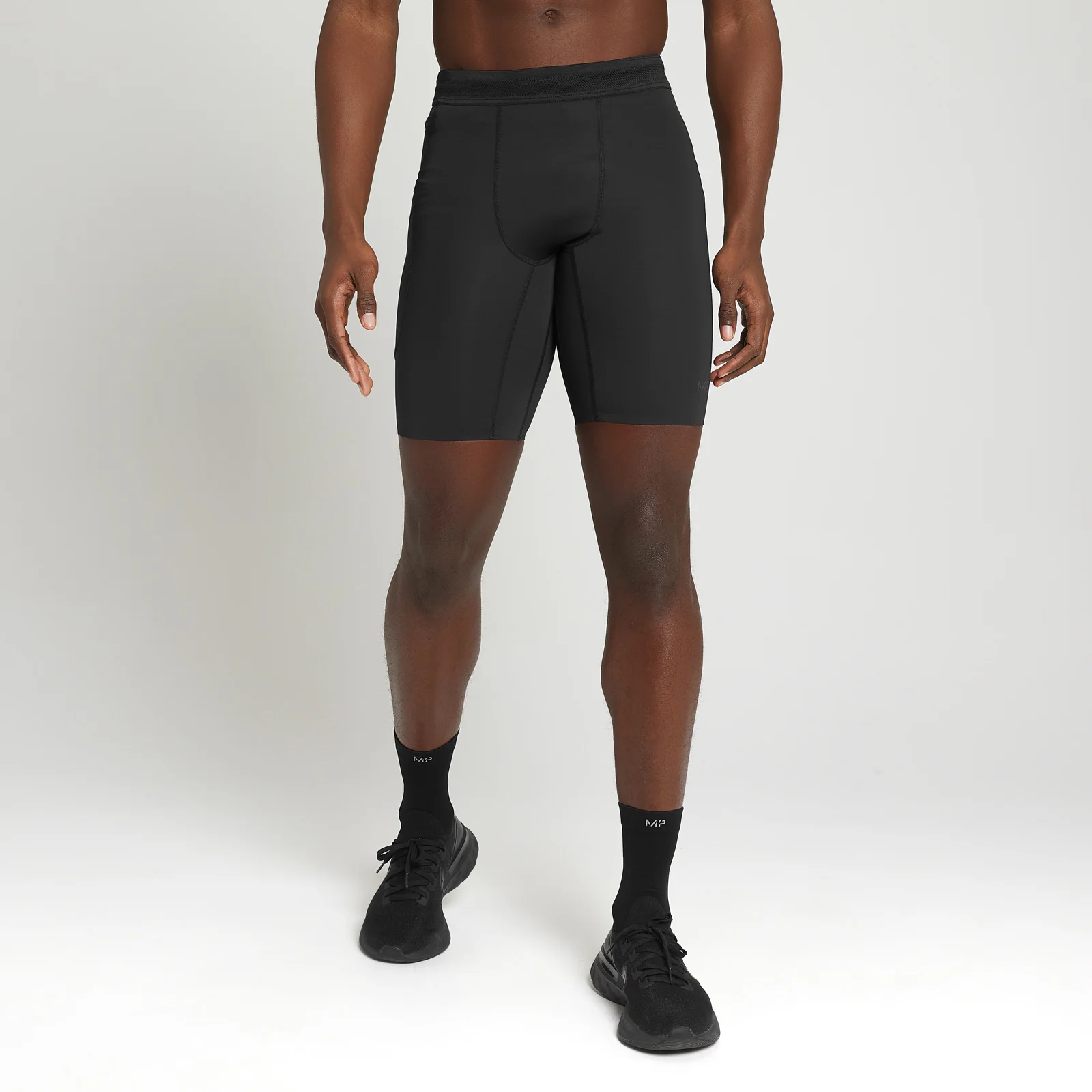 MP Men's Velocity Ultra Half Tights - Black - XXS Image 1