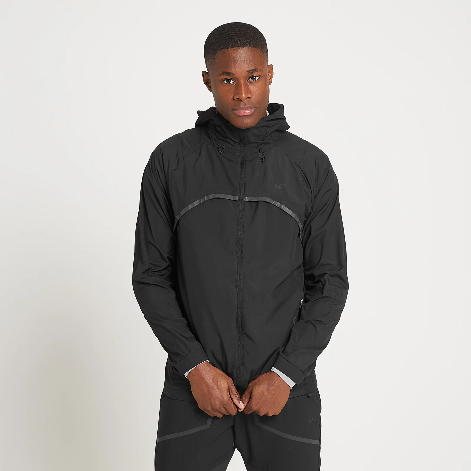 MP Men's Velocity Ultra Running Jacket - Black - XXS Image 1