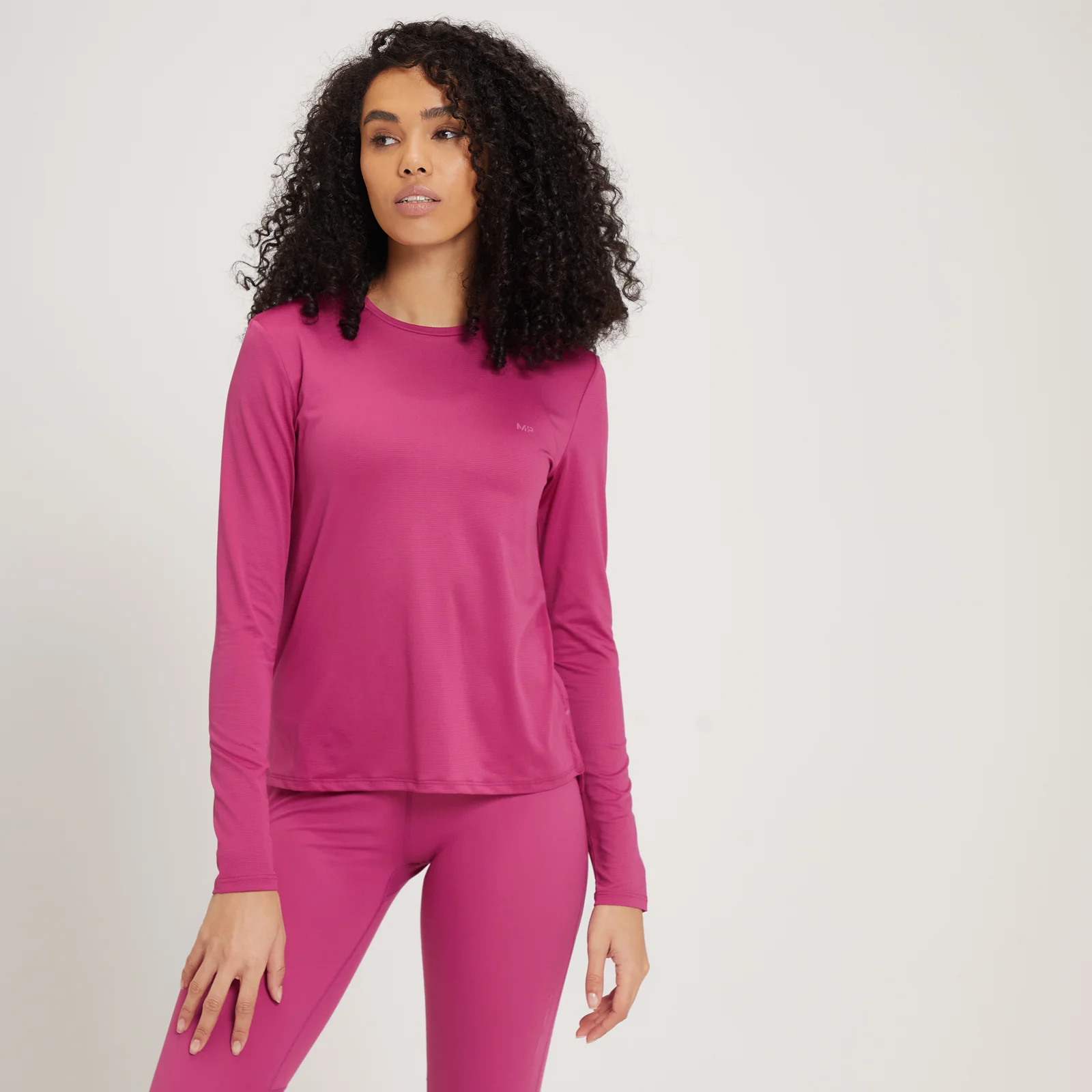 MP Women's Power Ultra Long Sleeved T-Shirt - Sangria - XXS Image 1