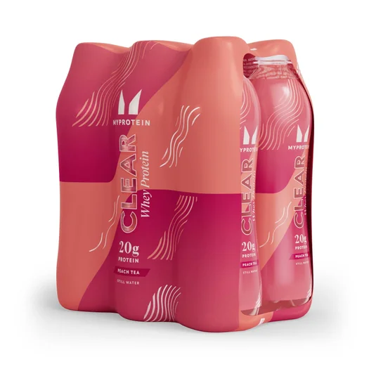 Clear Whey Protein Drink - 6 Pack - Peach Tea