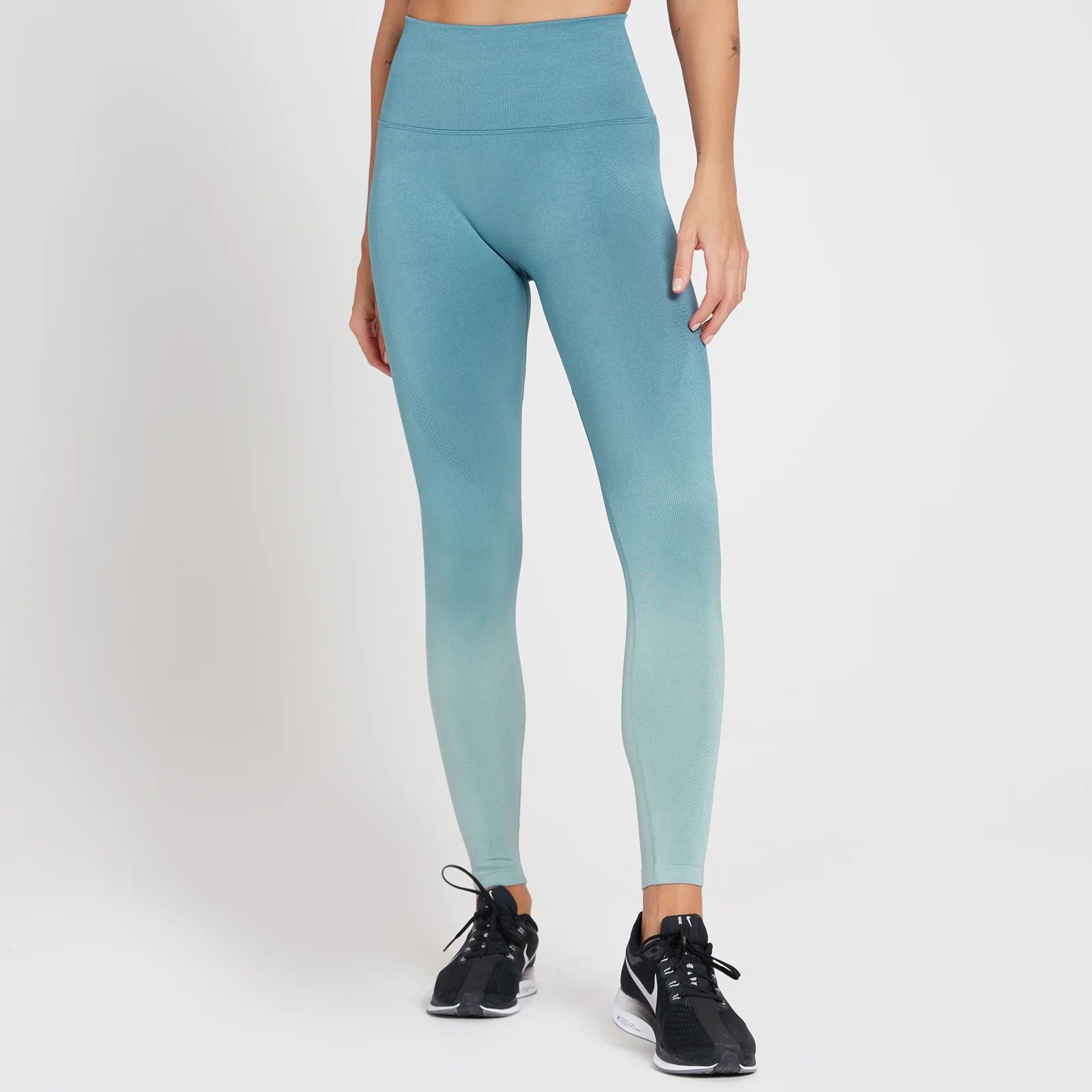 MP Women's Velocity Ultra Seamless Leggings - Stone Blue - XS Image 1