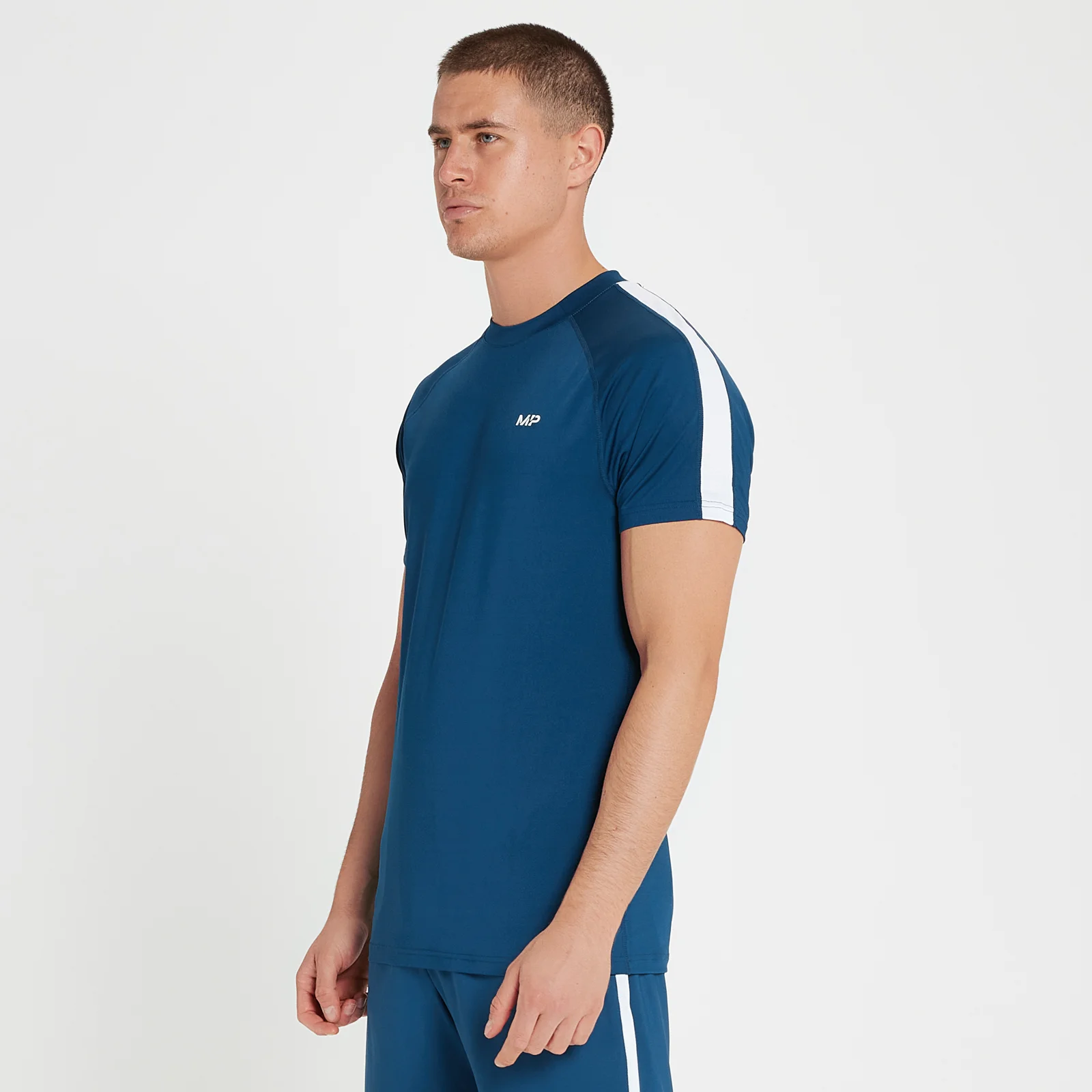 MP Men's Tempo Short Sleeve T-Shirt - Intense Blue - XXS Image 1