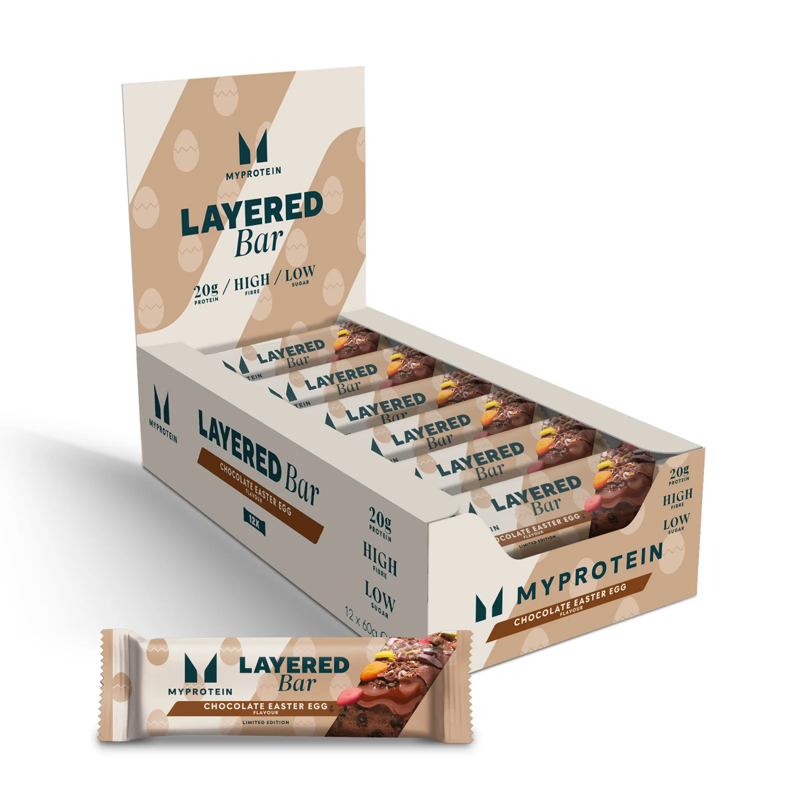 Limited Edition Layered Protein Bar - Easter Egg - Easter Egg Image 1