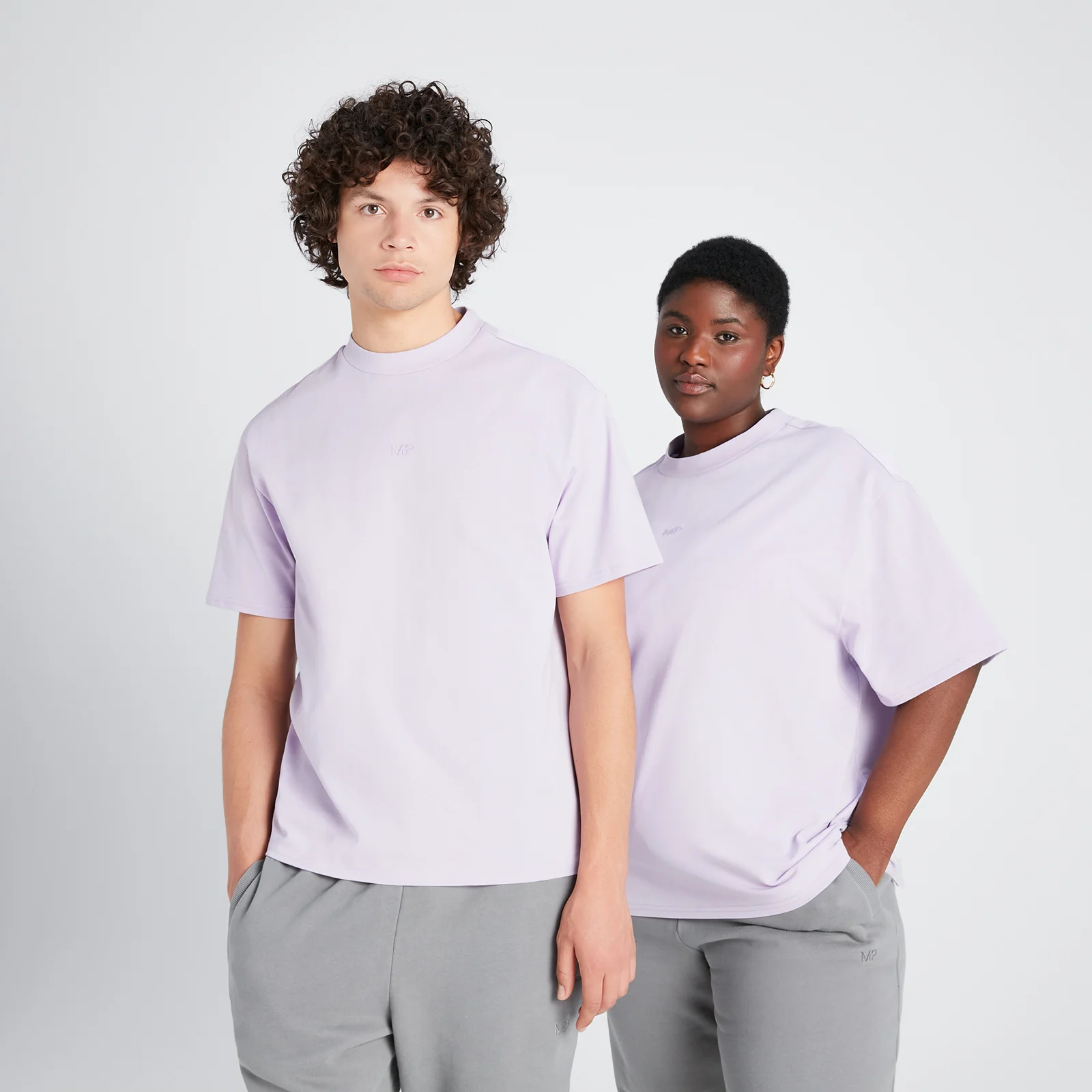 MP Organic Cotton Rest Day Short Sleeve T-Shirt - Pastel Lilac - XXS-XS Image 1
