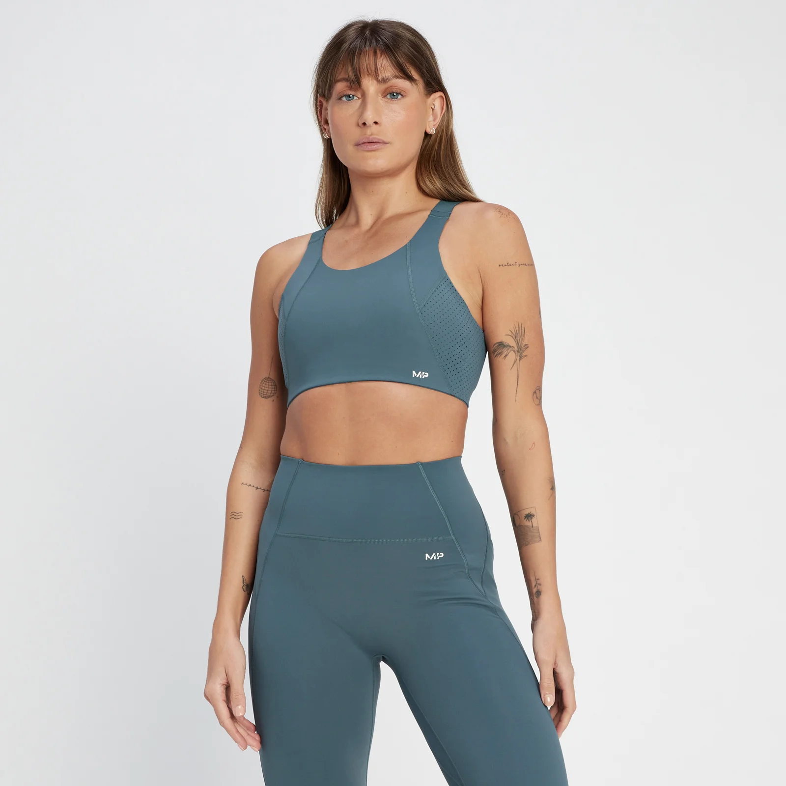 MP Women's Tempo Ultra Sports Bra - Smoke Blue - XXS Image 1
