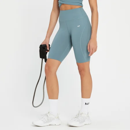 MP Women's Power Cycling Short - Pebble Blue