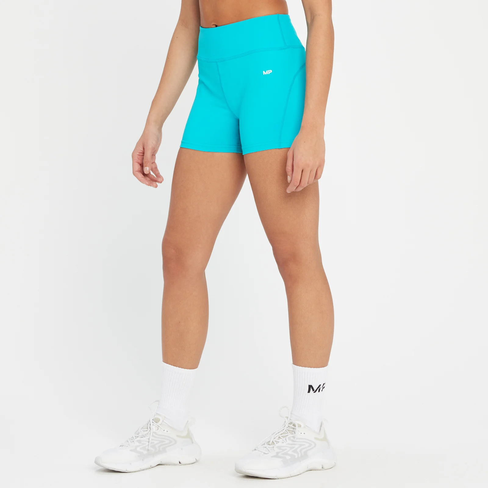 MP Women's Power Booty Short - Blue Lagoon - XS Image 1