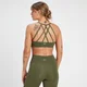 MP Women's Adapt Strappy Sports Bra - Olive Green
