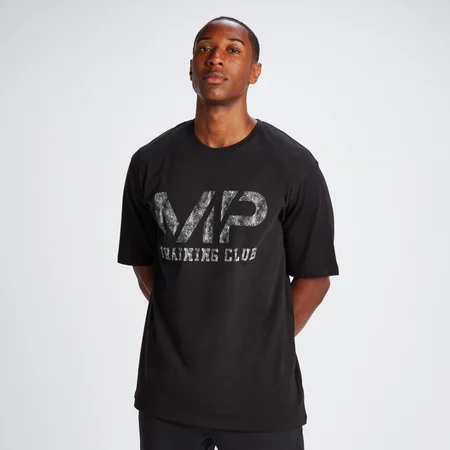MP Men's Tempo Oversized Cotton T-Shirt - Black
