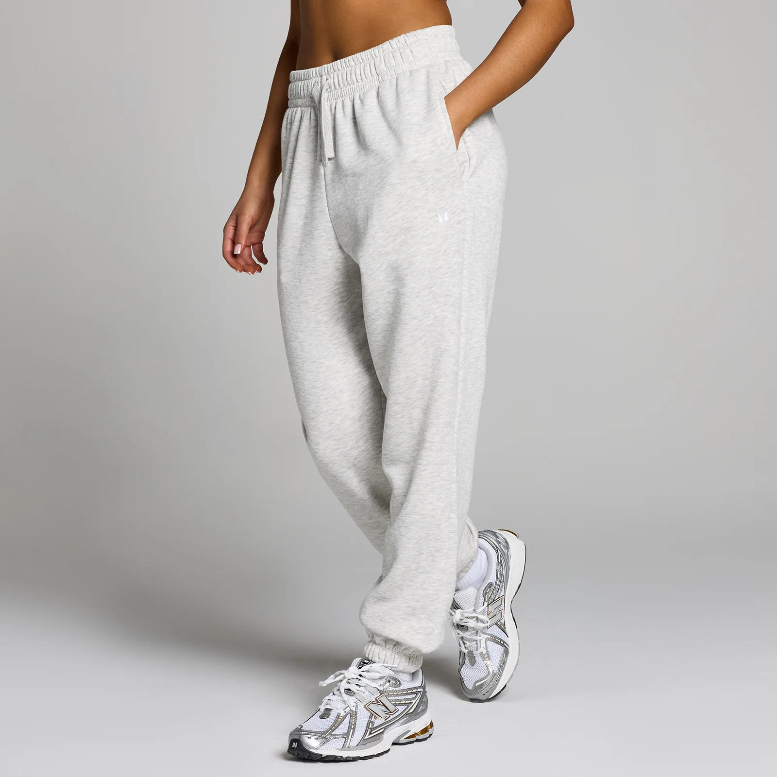 MP Women's Basics Joggers - Light Grey Marl - S Image 1