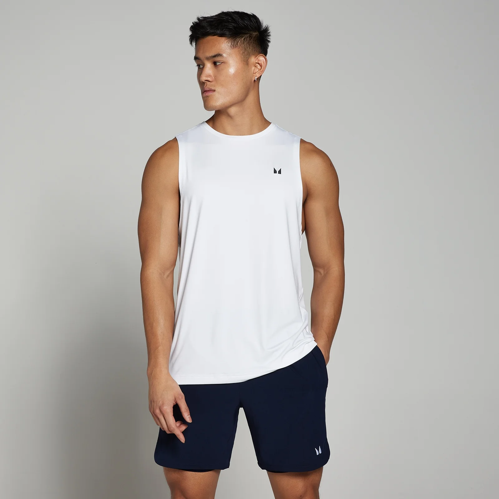MP Men's Training Tank Top - White - XXS Image 1