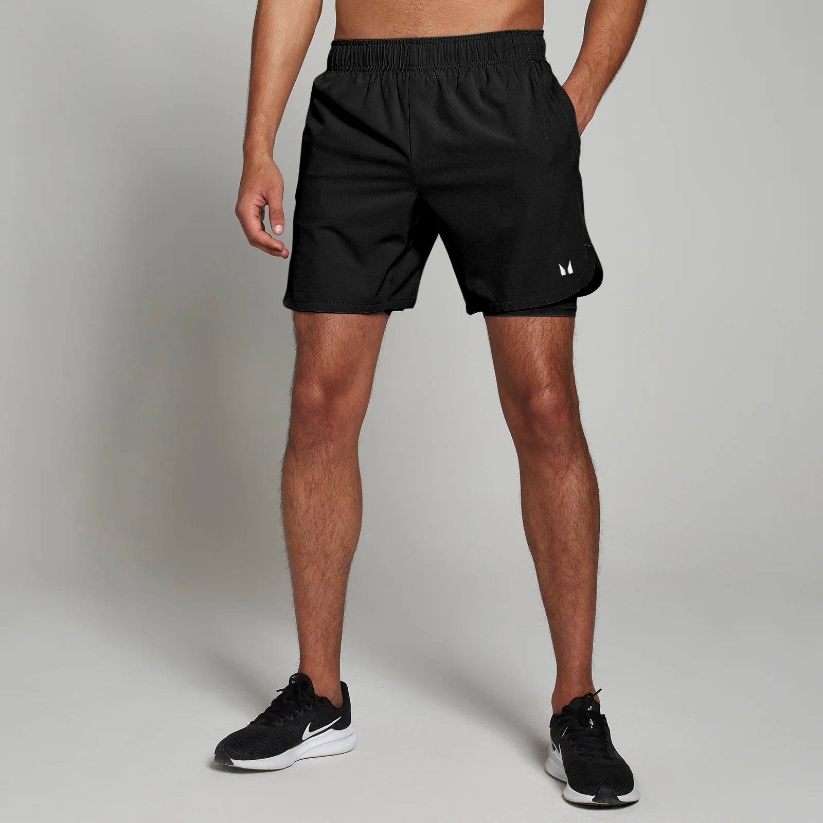 MP Men's 2-in-1 7" Training Shorts - Black - XS Image 1