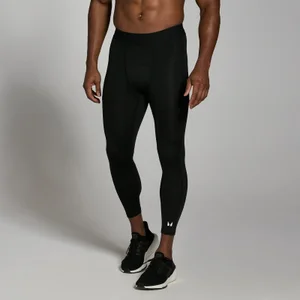 Men's Training Compression 3/4 Leggings - Black - Size M