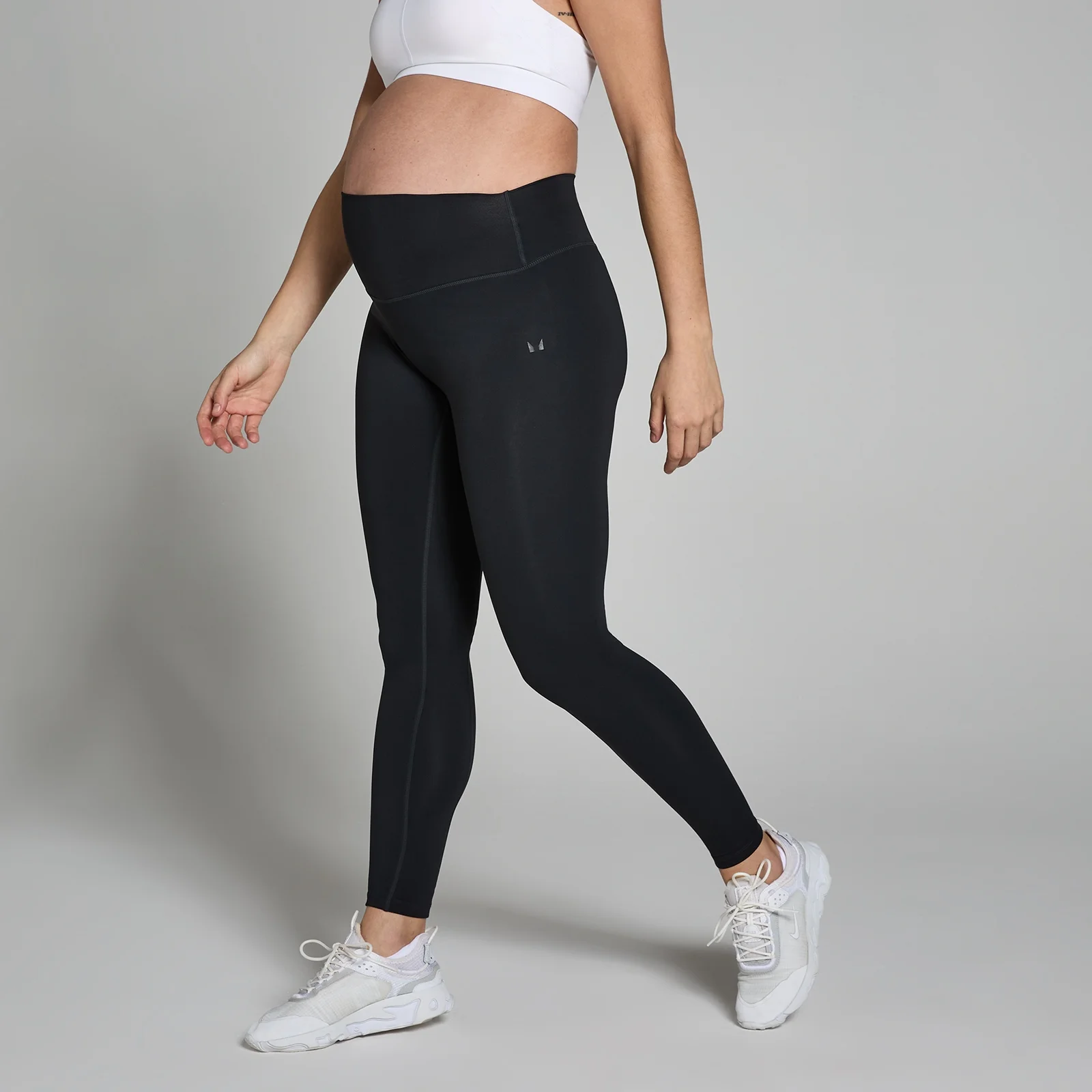 MP Women's Maternity Mid Rise Leggings - Black - XS Image 1