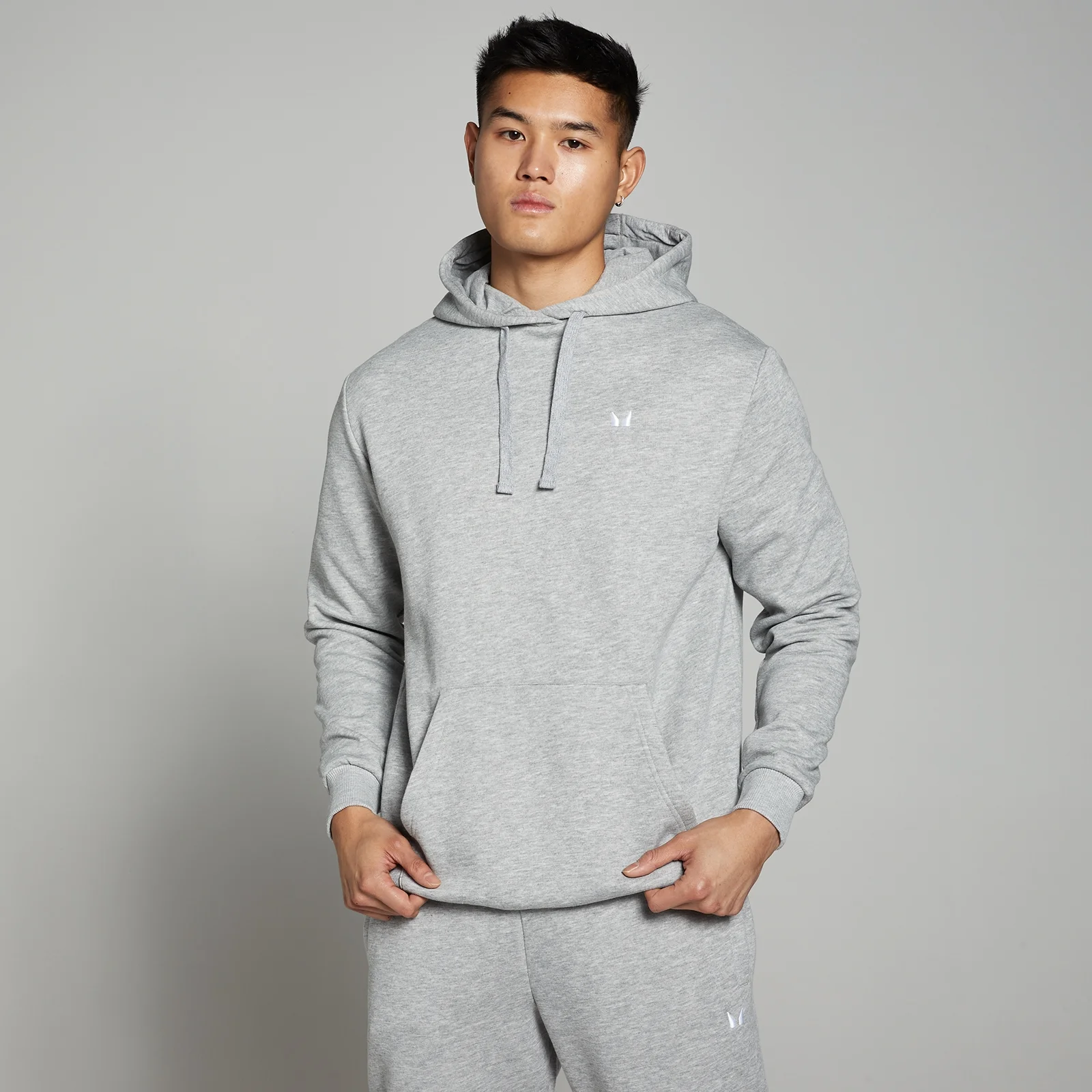 MP Men's Rest Day Hoodie - Grey Marl - M Image 1