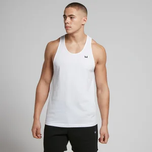 MP Men's Cotton Vest - White - Size S