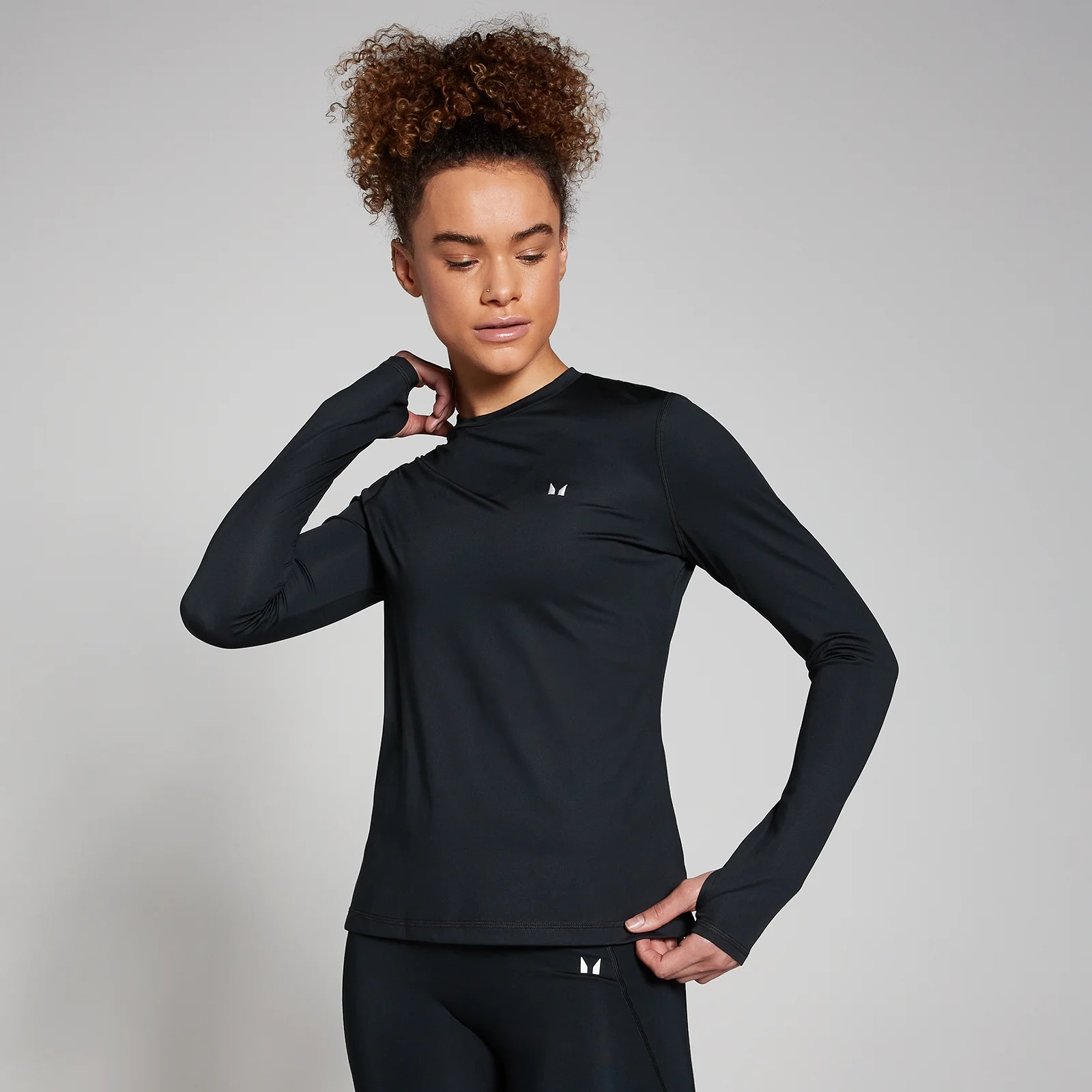 MP Women's Training Long Sleeve T-Shirt - Black - XXS Image 1
