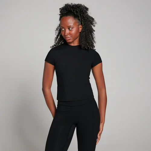 MP Women's Tempo Body Fit Short Sleeve T-Shirt - Black