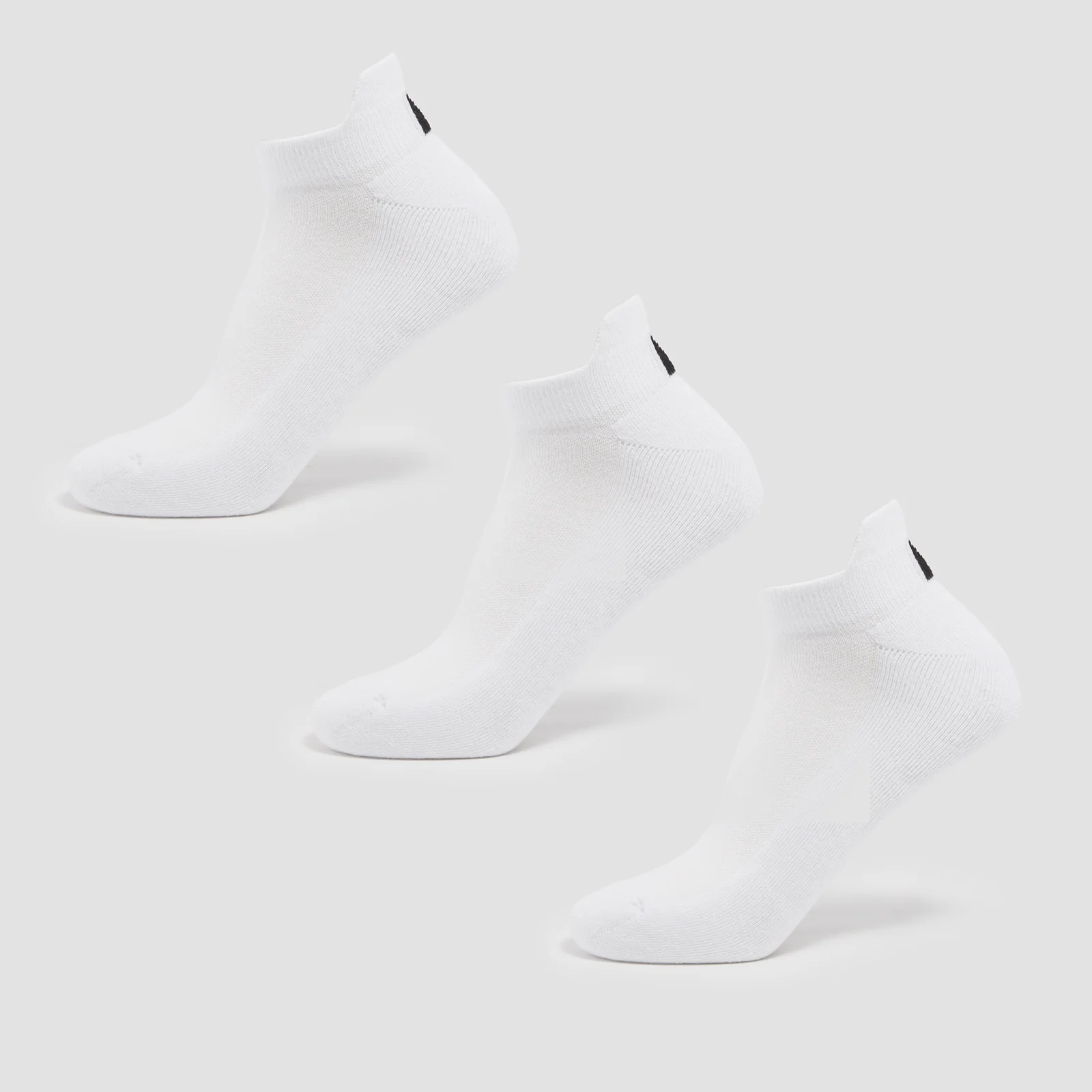 MP Unisex Trainer Socks (3 Pack) - White - UK 2-5 Image 1