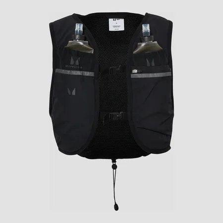 MP Unisex Hydration Vest & 2 Soft Running Bottles Bundle - Black