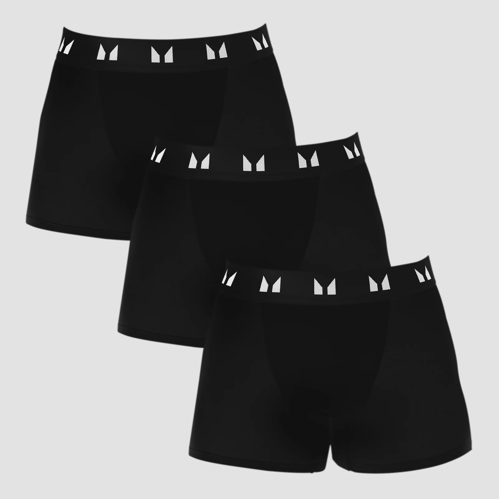 Men's Cotton Boxers (3 Pack) - Black - L Image 1