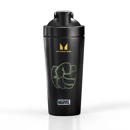 Myprotein Hulk Recycled Metal shaker - Black